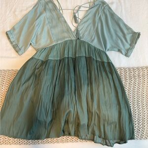 Mustard Seed Sage Green Dress
